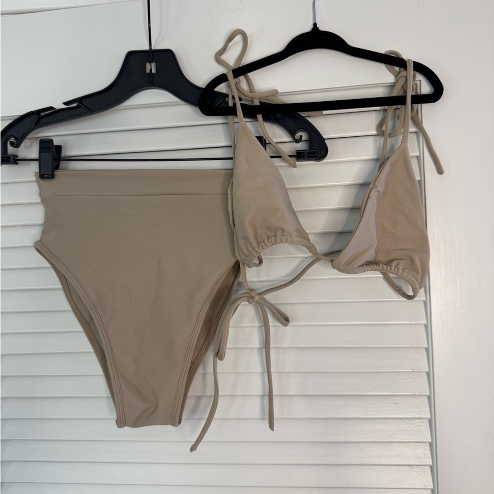 Tan + Lines - Tan High Waisted Bikini